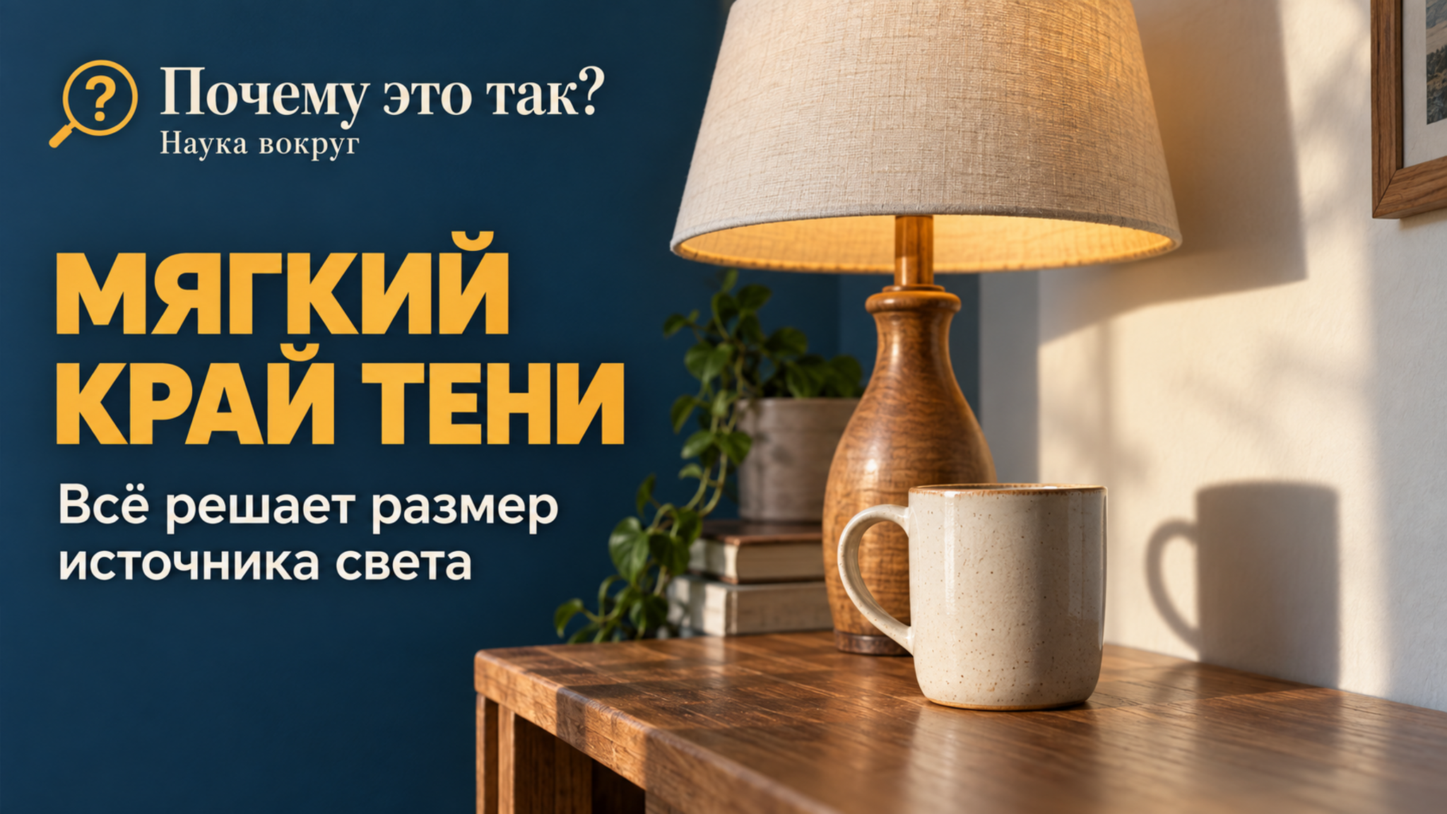 Почему край тени размыт и как сделать его резче