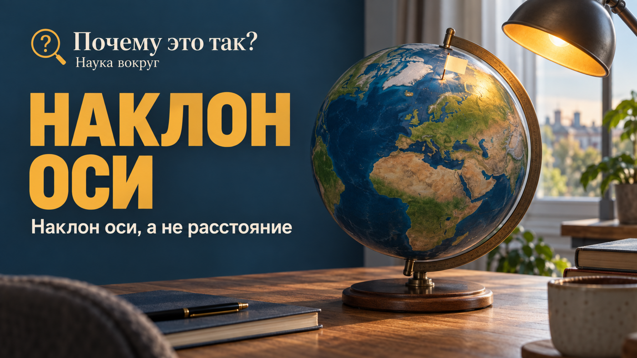 Почему зимой день короче, чем летом — и при чём тут наклон оси, а не расстояние до Солнца